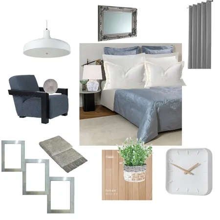 monochromatic bedroom Interior Design Mood Board by Kiri on Style Sourcebook