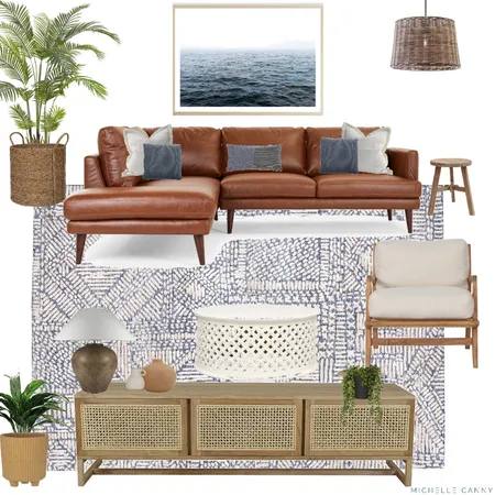 Modern Bohemian Living Area Interior Design Mood Board by Michelle Canny Interiors on Style Sourcebook