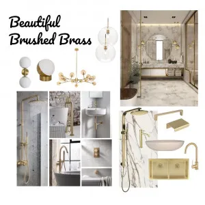 brass Interior Design Mood Board by Robyn Chamberlain on Style Sourcebook