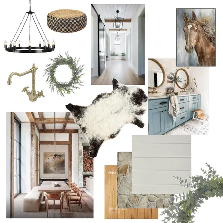 Modern Farmhouse Interior Design Mood Board by JB on Style Sourcebook