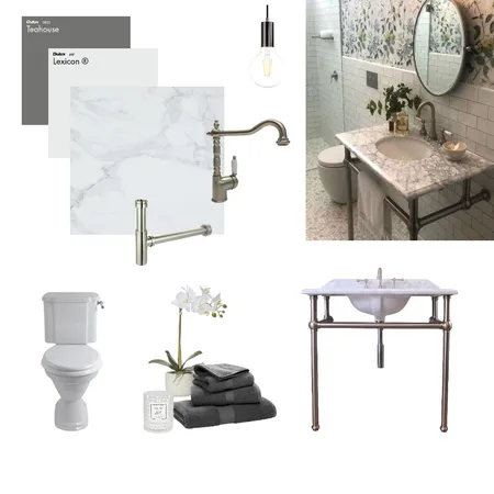 Classic Luxury Bathroom Interior Design Mood Board by KMR on Style Sourcebook