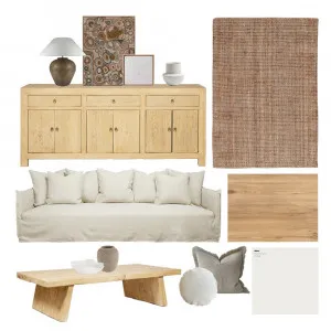 Natural Contemporary Living Interior Design Mood Board by Laura Jayne Interiors on Style Sourcebook