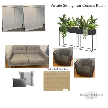Private Sitting Near Comms Interior Design Mood Board by Sheridan Interiors on Style Sourcebook