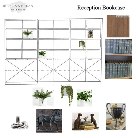 Reception Bookcase Interior Design Mood Board by Sheridan Interiors on Style Sourcebook