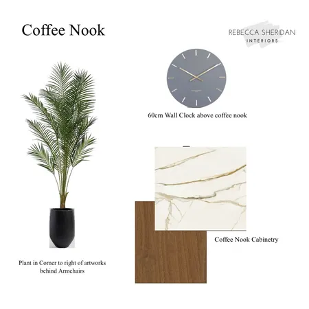 Coffee Nook in Reception Interior Design Mood Board by Sheridan Interiors on Style Sourcebook