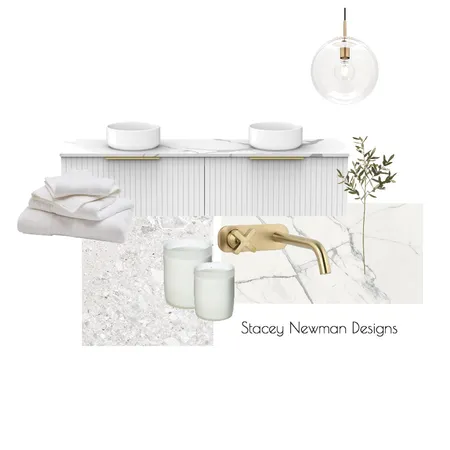 White Bathroom Interior Design Mood Board by Stacey Newman Designs on Style Sourcebook
