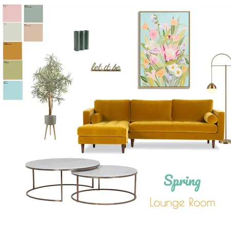 Spring Lounge Room Interior Design Mood Board by Alby on Style Sourcebook