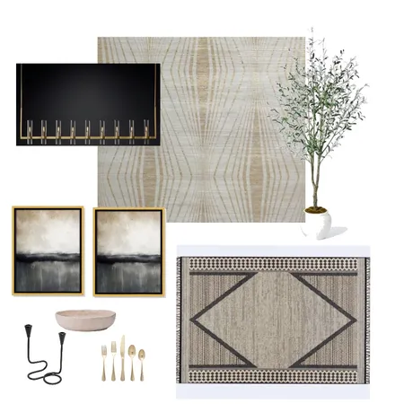 Amrita dining space Interior Design Mood Board by Live in Bloom design on Style Sourcebook