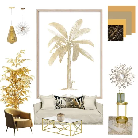 gold Interior Design Mood Board by hadas netta on Style Sourcebook