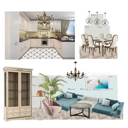 Коллаж кухня-гостиная Interior Design Mood Board by OlgaAle on Style Sourcebook