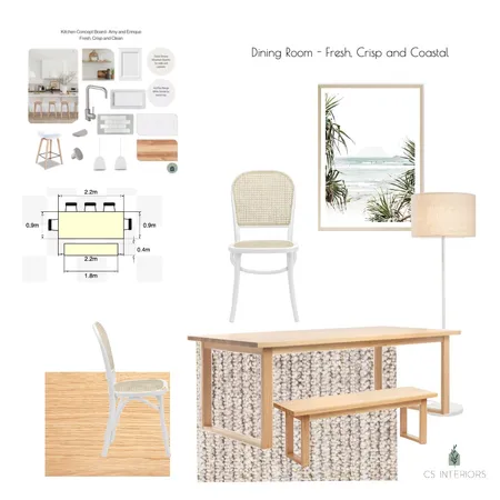 Amy and Enrique- Dining Room Interior Design Mood Board by CSInteriors on Style Sourcebook