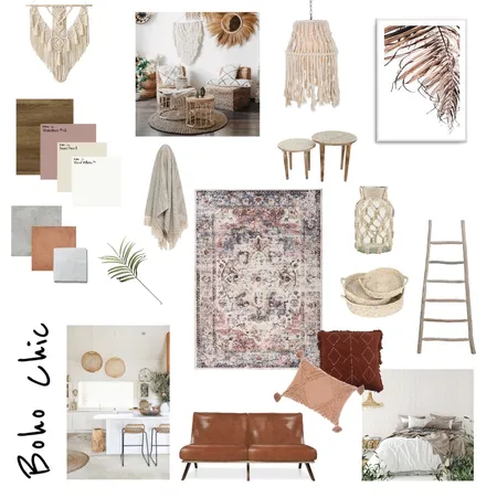 Boho Chic Interior Design Mood Board by leannejrogers on Style Sourcebook