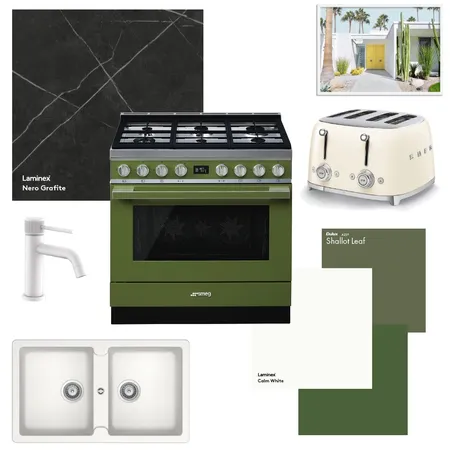 green kitchen Interior Design Mood Board by Elaina on Style Sourcebook