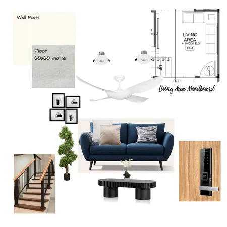 Living Area Opt2 Interior Design Mood Board by shahhanie0912 on Style Sourcebook