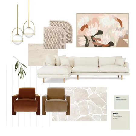 Dream Modern Luxe Living Room 3 Interior Design Mood Board by Designingly Co on Style Sourcebook
