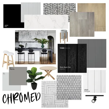 CHROMED Interior Design Mood Board by dkidd on Style Sourcebook