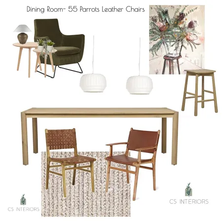 Dining With 55 Parrots Chairs Interior Design Mood Board by CSInteriors on Style Sourcebook