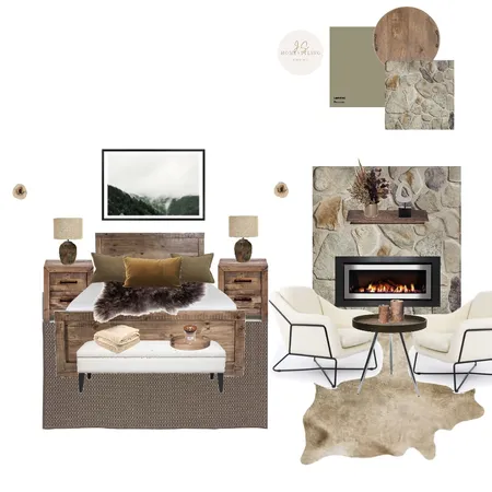 Moodboard - bedroom cabin Interior Design Mood Board by J.S Homestyling on Style Sourcebook