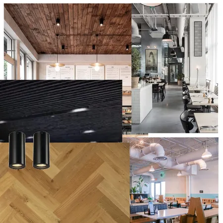 N.E. exposed ceiling and timber panelling options Interior Design Mood Board by ONE CREATIVE on Style Sourcebook