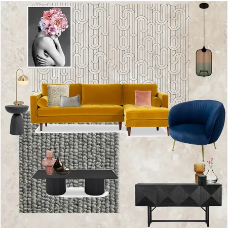 lux modern mid century Interior Design Mood Board by Lisa Peso on Style Sourcebook