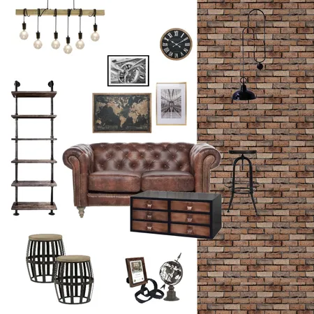 Industrial Interior Design Style Interior Design Mood Board by Design Decor Decoded on Style Sourcebook
