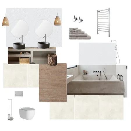 ΜΥΛ_ΔΙΑΜΕΡΙΣΜΑ 2_ΛΟΥΤΡΟ Interior Design Mood Board by Dotflow on Style Sourcebook