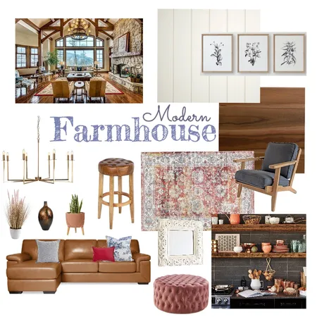 Modern Farmhouse Interior Design Mood Board by samanthakramer on Style Sourcebook