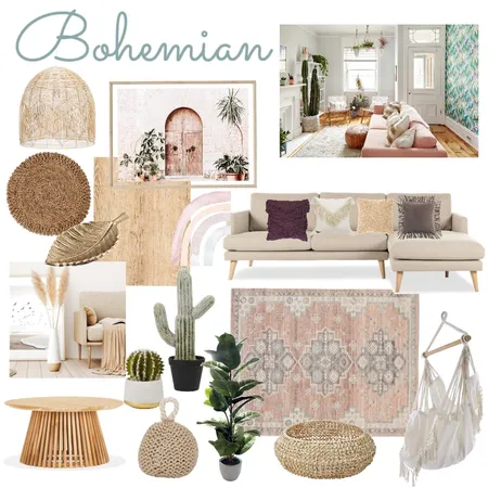 Bohemian Interior Design Mood Board by samanthakramer on Style Sourcebook