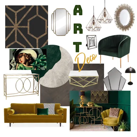 Art Deco Interior Design Mood Board by samanthakramer on Style Sourcebook
