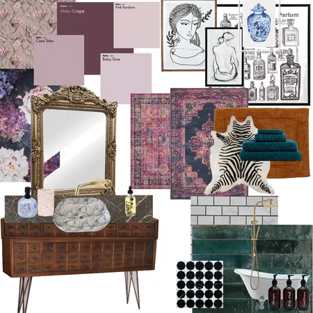 Tiny Home Bathroom Interior Design Mood Board by pyxiestyx on Style Sourcebook