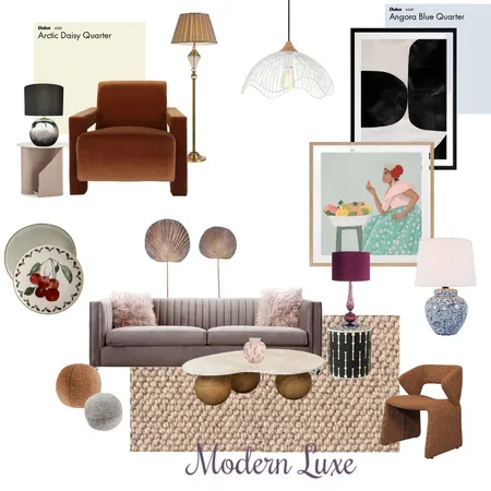 Modern Luxe Moodboard Interior Design Mood Board by Juliet Fieldew Interiors on Style Sourcebook