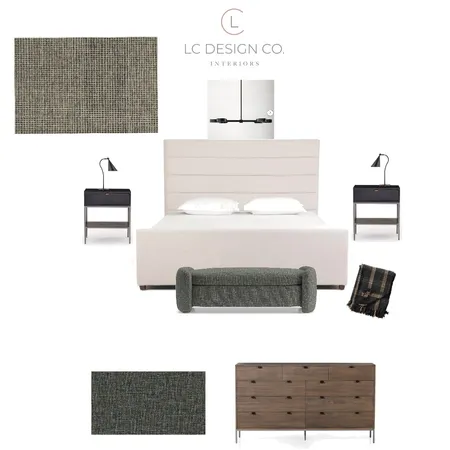 Corsi Principal Bedroom Interior Design Mood Board by LC Design Co. on Style Sourcebook