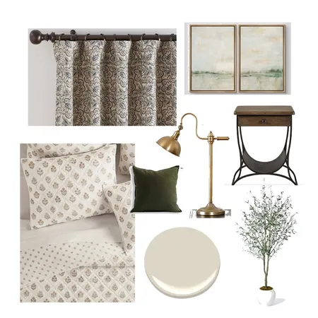 Jan guest room Interior Design Mood Board by Live in Bloom design on Style Sourcebook