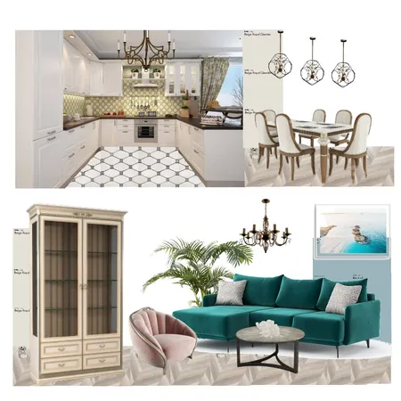 кухня и гостиная Interior Design Mood Board by OlgaAle on Style Sourcebook