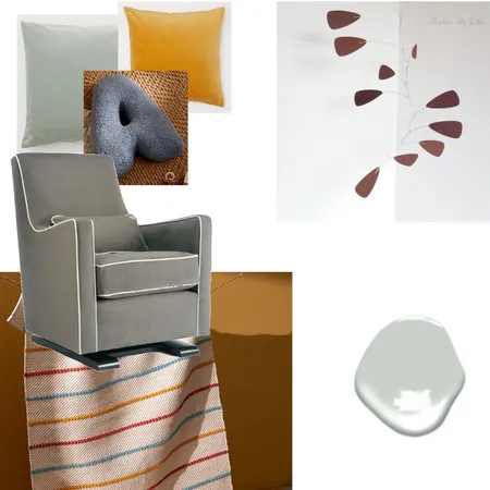 midcentury vibes baby boy nursery Interior Design Mood Board by sazpames on Style Sourcebook