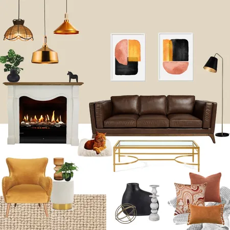 Mid century Interior Design Mood Board by Clare Watson on Style Sourcebook