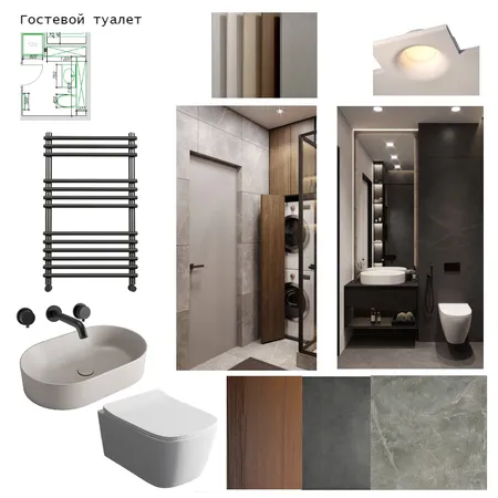 Гостевой туалет Interior Design Mood Board by Sveto4ka_R on Style Sourcebook