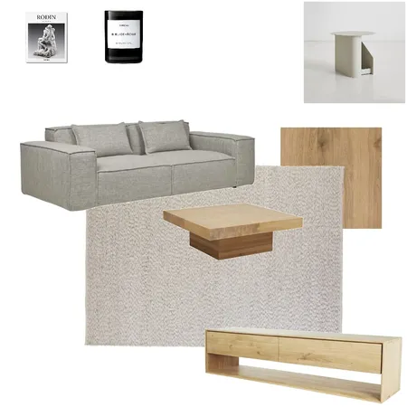 ZHANG - Living DRAFT 3 Interior Design Mood Board by Kahli Jayne Designs