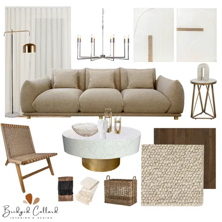 Modern Luxe Living Interior Design Mood Board by Bridgid Collard on Style Sourcebook