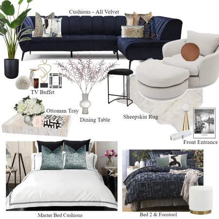 Lindas Sofa Interior Design Mood Board by staged design on Style Sourcebook