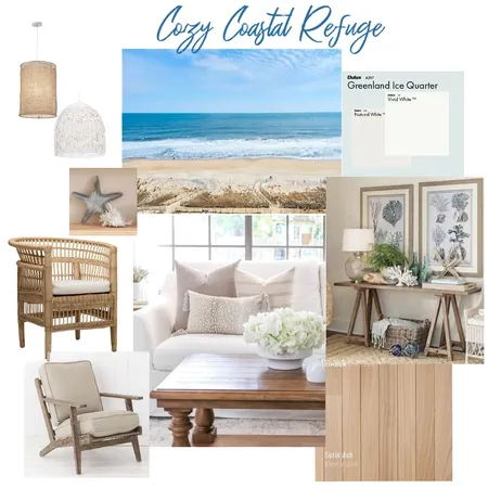 Cozy Coastal Refuge Interior Design Mood Board by douglasfam4@yahoo.com on Style Sourcebook