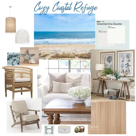 Cozy Coastal Refuge Interior Design Mood Board by douglasfam4@yahoo.com on Style Sourcebook