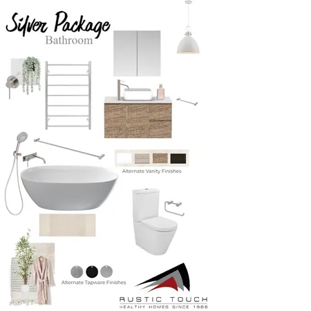 Silver Bathroom Draft 3 Interior Design Mood Board by Rustic Touch on Style Sourcebook