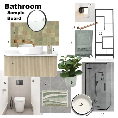 bathroom module 9 Interior Design Mood Board by Desiree Freeman on Style Sourcebook