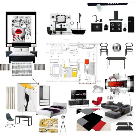 diplomski rad Interior Design Mood Board by Branka on Style Sourcebook