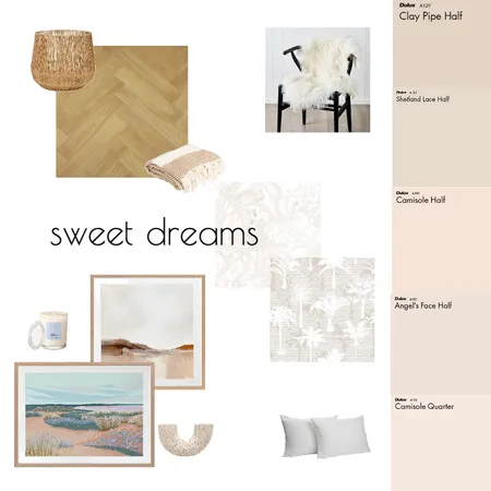 לוח השראה חדר שינה Interior Design Mood Board by havadek on Style Sourcebook