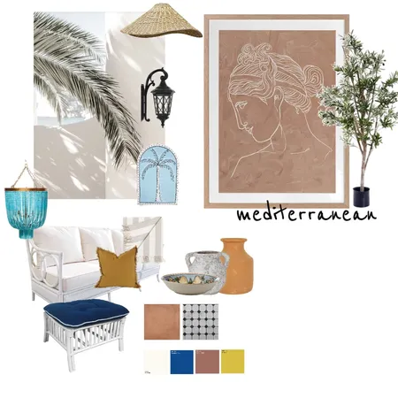Mediterranean 2 Interior Design Mood Board by camscorrales on Style Sourcebook