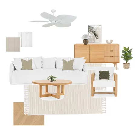Living Room - Coastal with green tones Interior Design Mood Board by Eastside Studios on Style Sourcebook