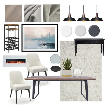 Dining room sample board Interior Design Mood Board by Michele Schoeman on Style Sourcebook