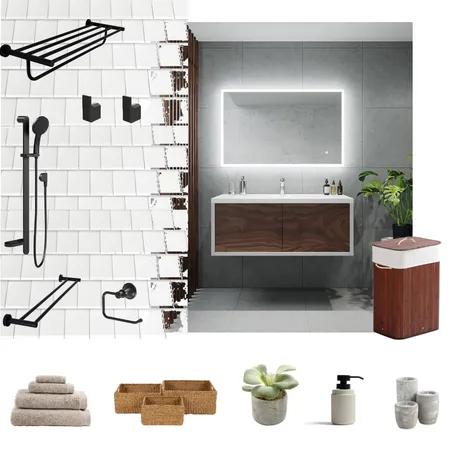 Assignment 9 - Washroom Interior Design Mood Board by Hydroballer on Style Sourcebook